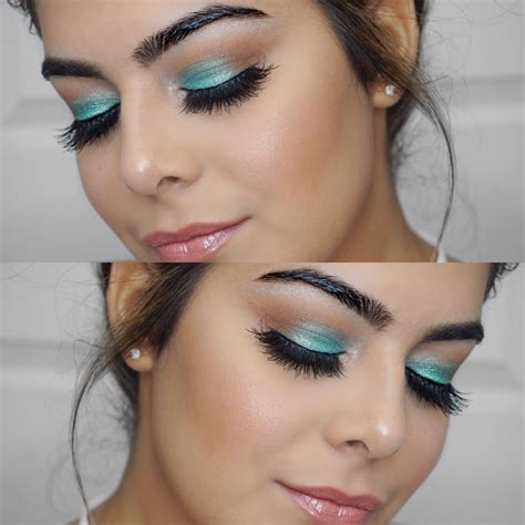 turquoise eyeshadow looks.